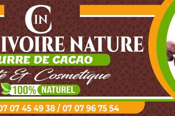 Beurre de cacao brut naturel