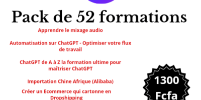 PACK DE 52 FORMATIONS