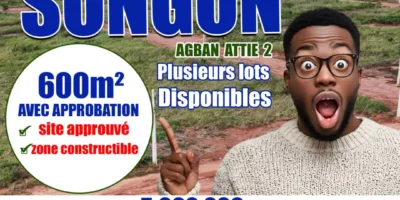 Vente de plusieurs lots à Songon Agban Attié2