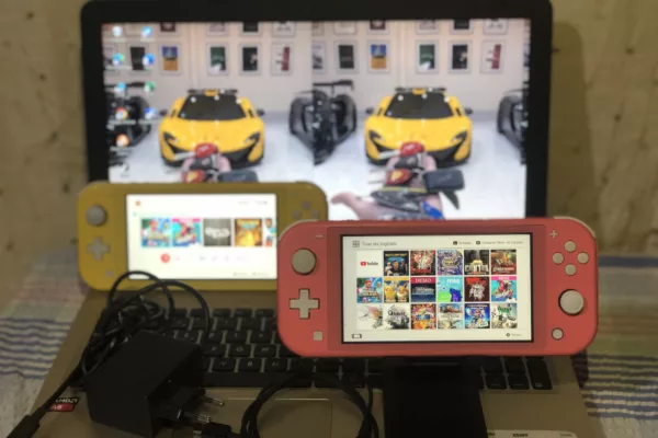 Nintendo switch lite Avec 24 jeux la livraison gratuite