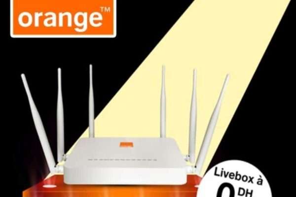 La fibre optique d'orange