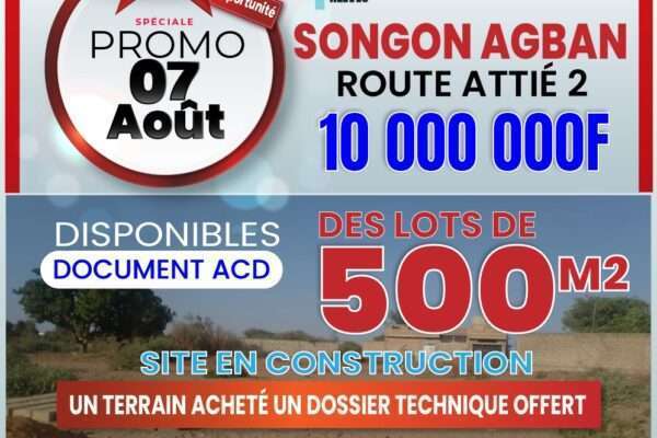 Vente de terrain