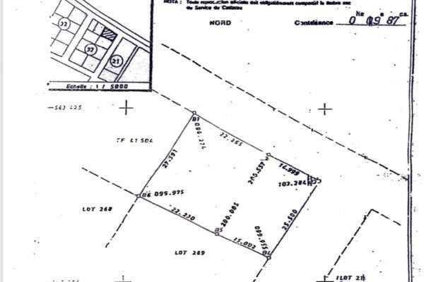 Terrain en vente à la Zone 4