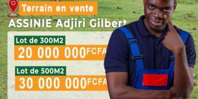 Terrain en vente assinie adjiri Gilbert