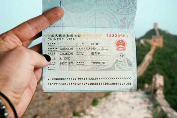 Assistance visa chine