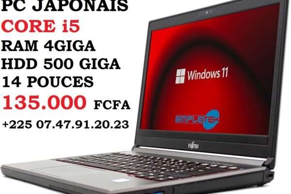 BON PC JAPONAIS CORE i5