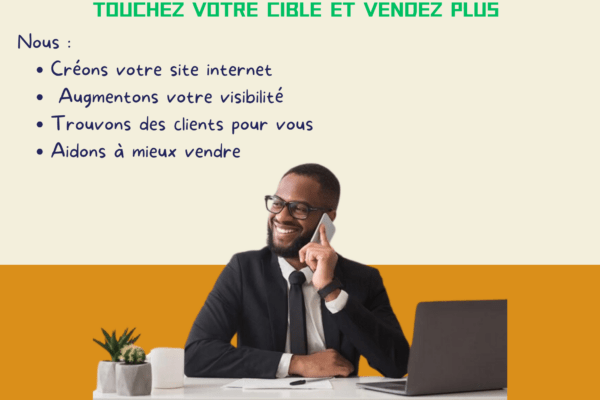 Site web, visibilité, clientèle et vente