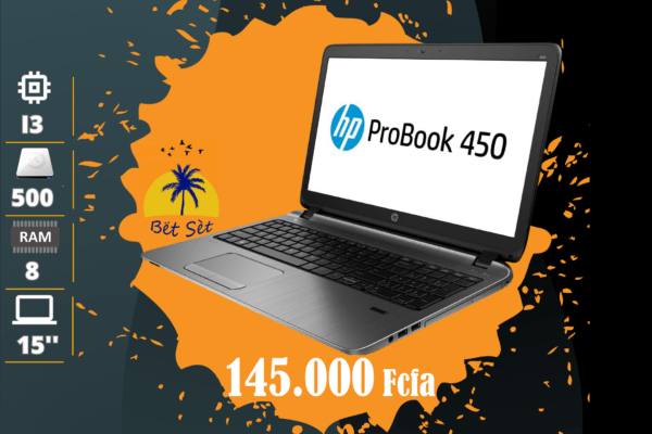 HP PROBOOK 450 CORE i3 RAM 8giga