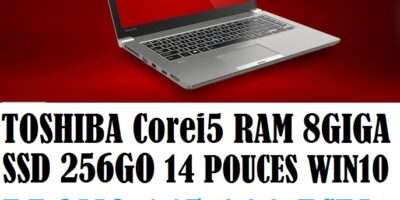 TOSHIBA PROFESSIONNEL CORE i5 RAM 8GIGA