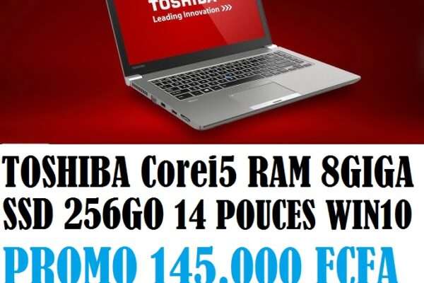 TOSHIBA PROFESSIONNEL CORE i5 RAM 8GIGA