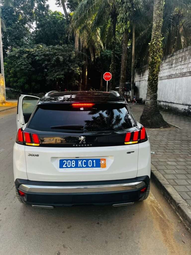 Peugeot 3008 GT Année 2019 4 cylindres Diesel turbo Intérieur cuir démarrage start moteur impeccable coffre automatique / hayon mains libres / i cockpit Capteur devant-arrière Kilométrage 44000 mil Véhicule très bien entretenu Zéro défaut consommation