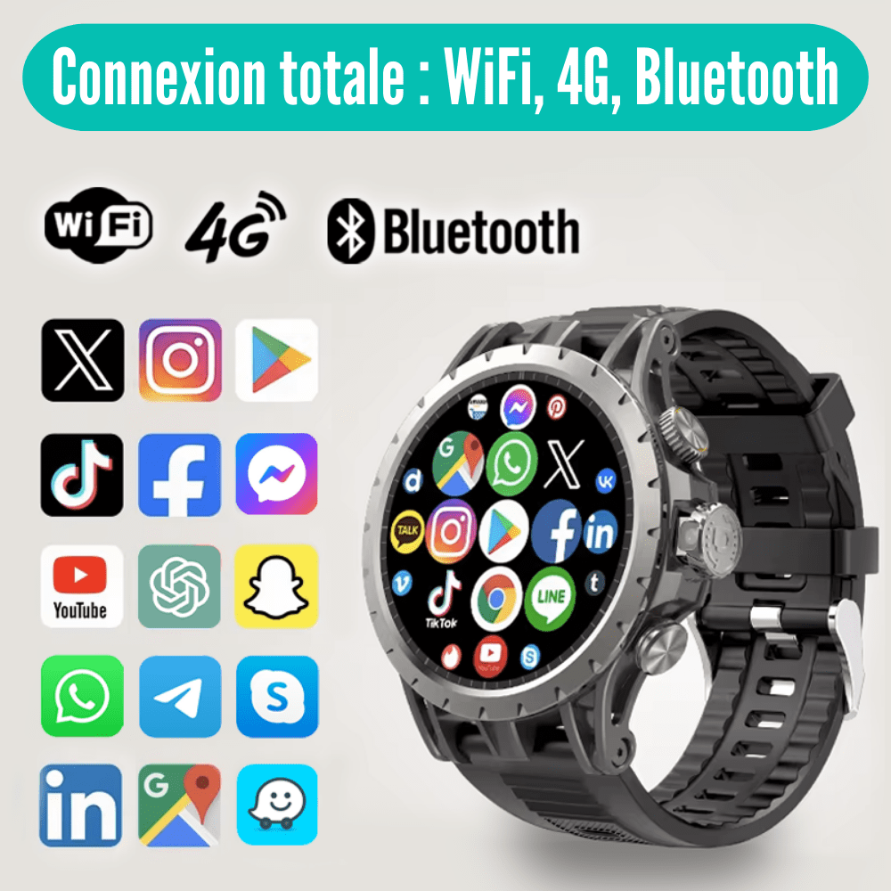 Montre Q85 connecté avec puce