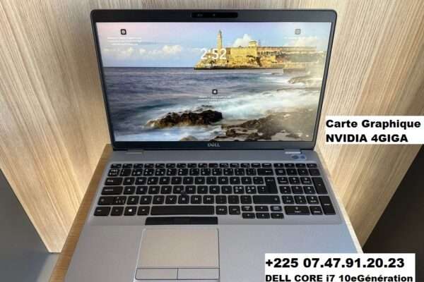DELL CORE i7 10e Génération avec carte graphique 4giga
