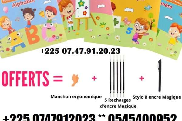 4CAHIERS DE FORMATION POUR AMELIORER L"ECRITURE DES ENFANTS